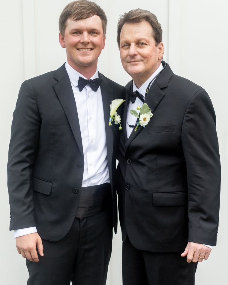 Spencer Chandler with his dad